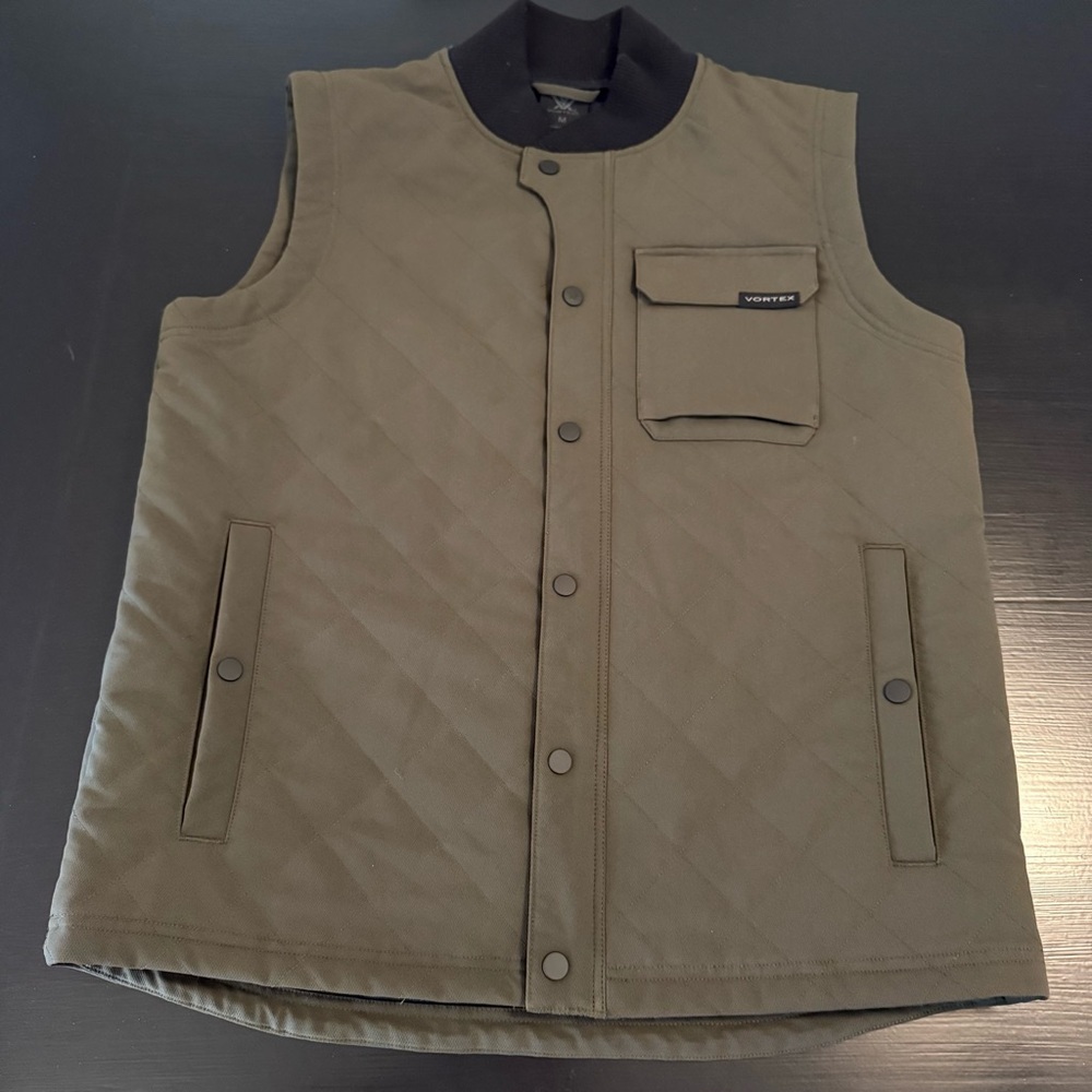 Men's Olive‎ Vortex Quilted Vest size medium